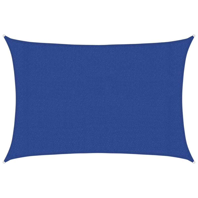 Afbeelding laden in galerijviewer, Vidaxl zonnezeil 160 g m² rechthoekig 3x5 m hdpe blauw

