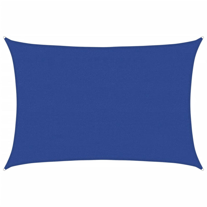 Afbeelding laden in galerijviewer, Vidaxl zonnezeil 160 g m² rechthoekig 4x5 m hdpe blauw

