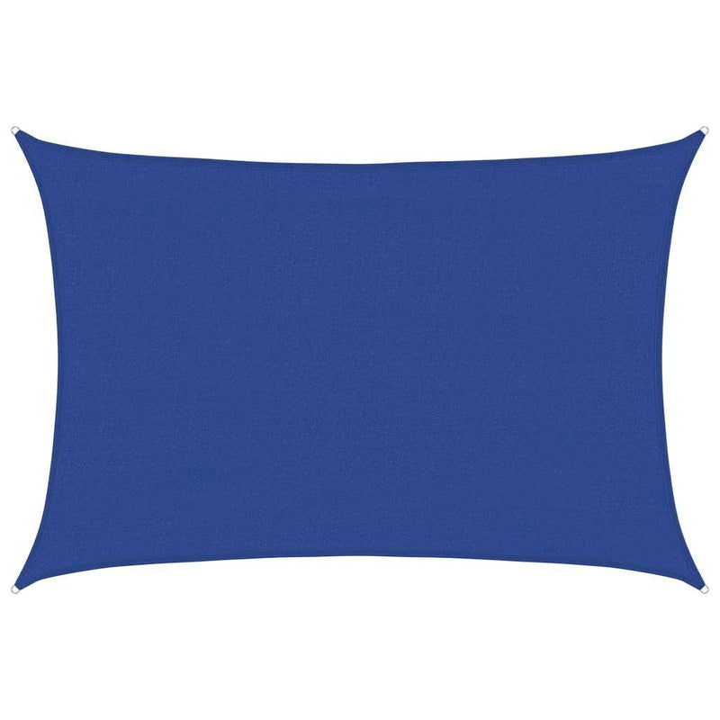 Afbeelding laden in galerijviewer, Vidaxl zonnezeil 160 g m² rechthoekig 4x6 m hdpe blauw
