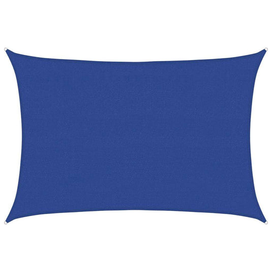 Vidaxl zonnezeil 160 g m² rechthoekig 4x6 m hdpe blauw
