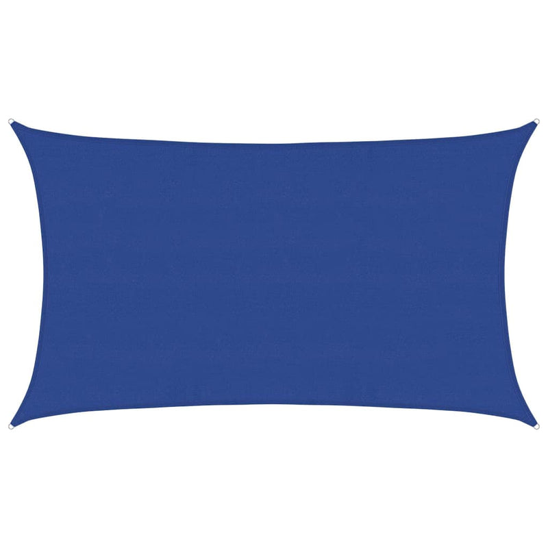 Afbeelding laden in galerijviewer, Vidaxl zonnezeil 160 g m² rechthoekig 5x8 m hdpe blauw
