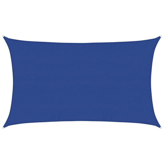 Vidaxl zonnezeil 160 g m² rechthoekig 5x8 m hdpe blauw