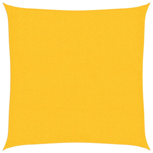Vidaxl zonnezeil 160 g m² 3x3 m hdpe geel