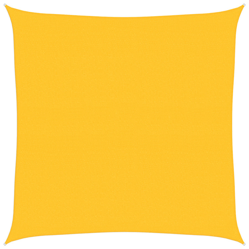 Afbeelding laden in galerijviewer, Vidaxl zonnezeil 160 g m² vierkant 4,5x4,5 m hdpe geel
