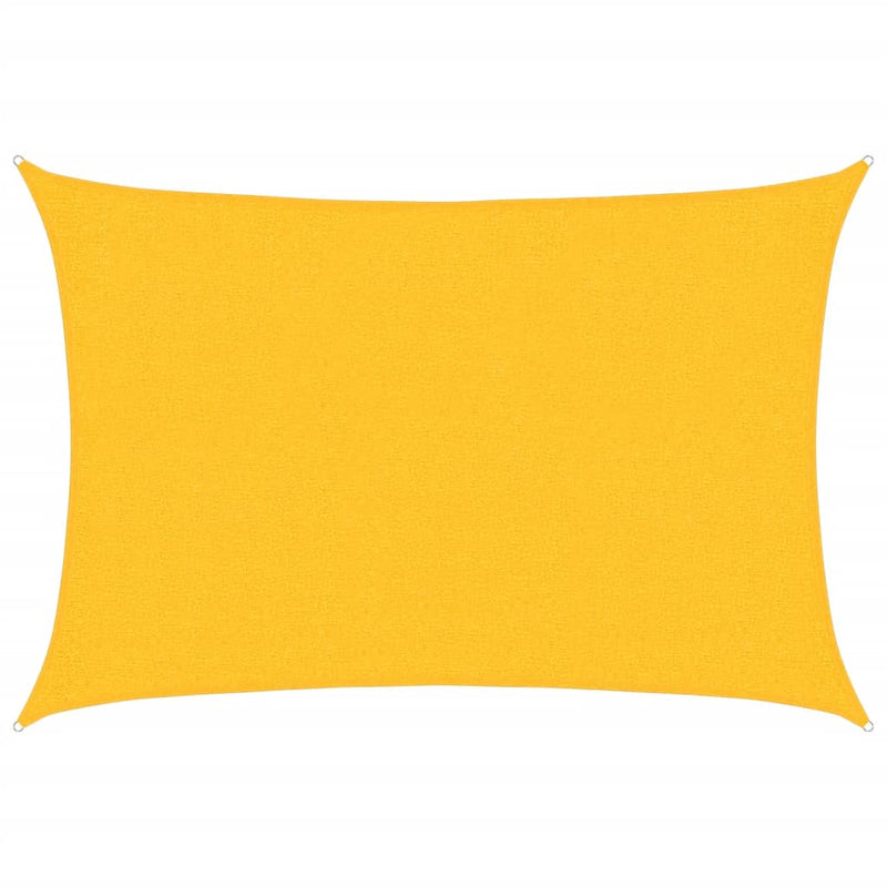 Afbeelding laden in galerijviewer, Vidaxl zonnezeil 160 g m² rechthoekig 2x3 m hdpe geel
