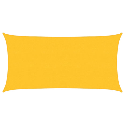 Vidaxl zonnezeil 160 g m² rechthoekig 2x3,5 m hdpe geel