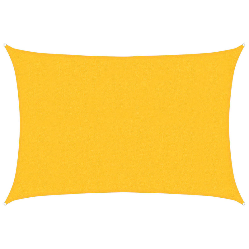 Afbeelding laden in galerijviewer, Vidaxl zonnezeil 160 g m² 2,5x4 m hdpe geel
