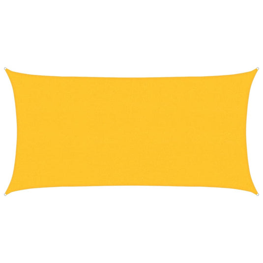Vidaxl zonnezeil 160 g m² 2,5x4,5 m hdpe geel