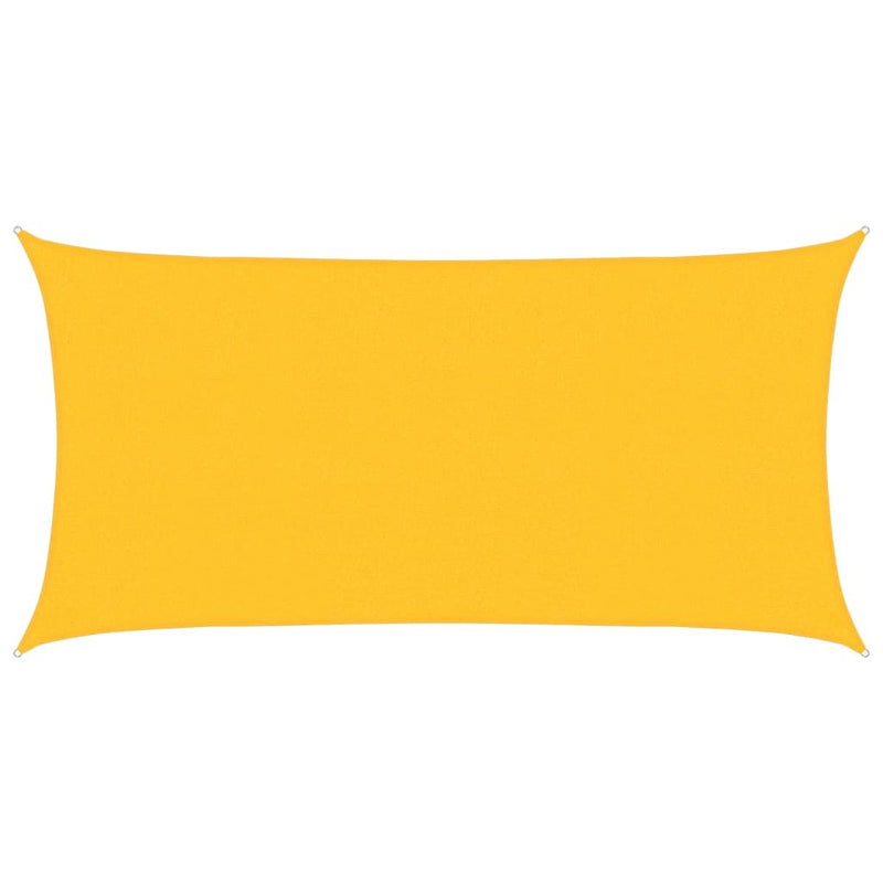 Afbeelding laden in galerijviewer, Vidaxl zonnezeil 160 g m² 2,5x4,5 m hdpe geel
