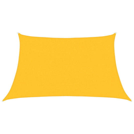 Vidaxl zonnezeil 160 g m² 3 4x2 m hdpe geel