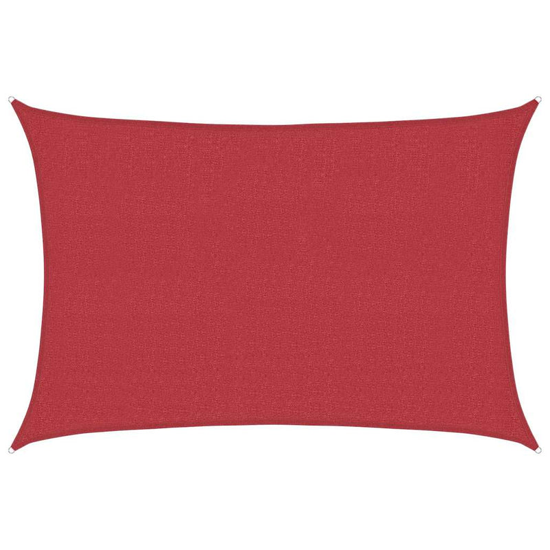 Afbeelding laden in galerijviewer, Vidaxl zonnezeil 160 g m² 2,5x4 m hdpe rood
