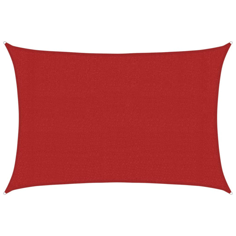 Afbeelding laden in galerijviewer, Vidaxl zonnezeil 160 g m² 3x4 m hdpe rood
