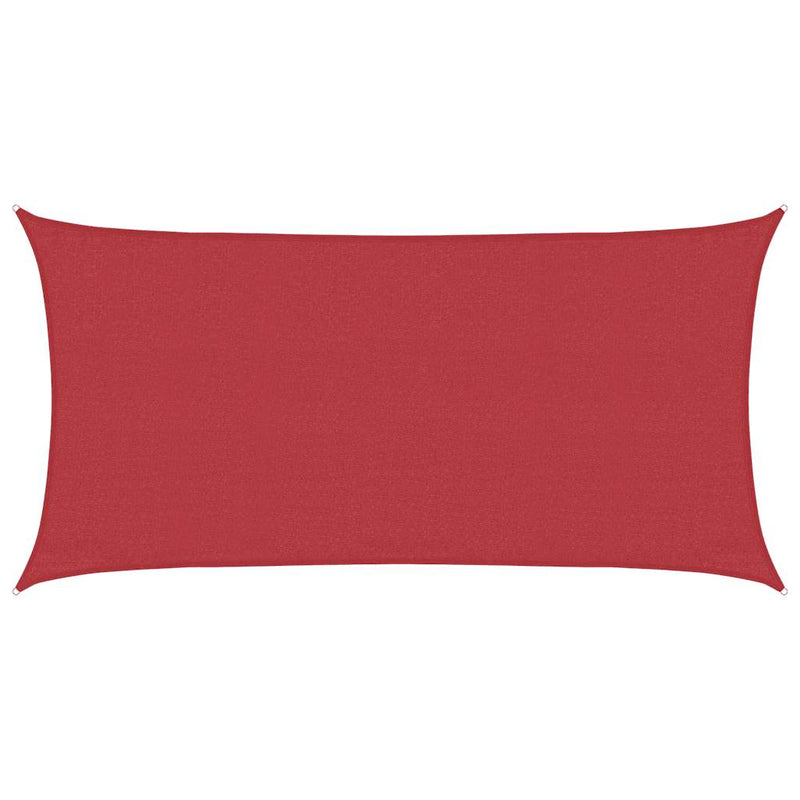 Afbeelding laden in galerijviewer, Vidaxl zonnezeil 160 g m² 3x6 m hdpe rood

