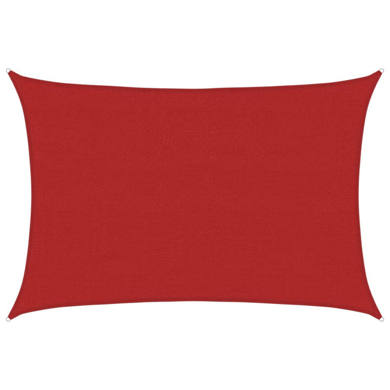 Afbeelding laden in galerijviewer, Vidaxl zonnezeil 160 g m² 4x5 m hdpe rood
