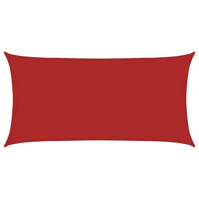 Afbeelding laden in galerijviewer, Vidaxl zonnezeil 160 g m² 4x7 m hdpe rood
