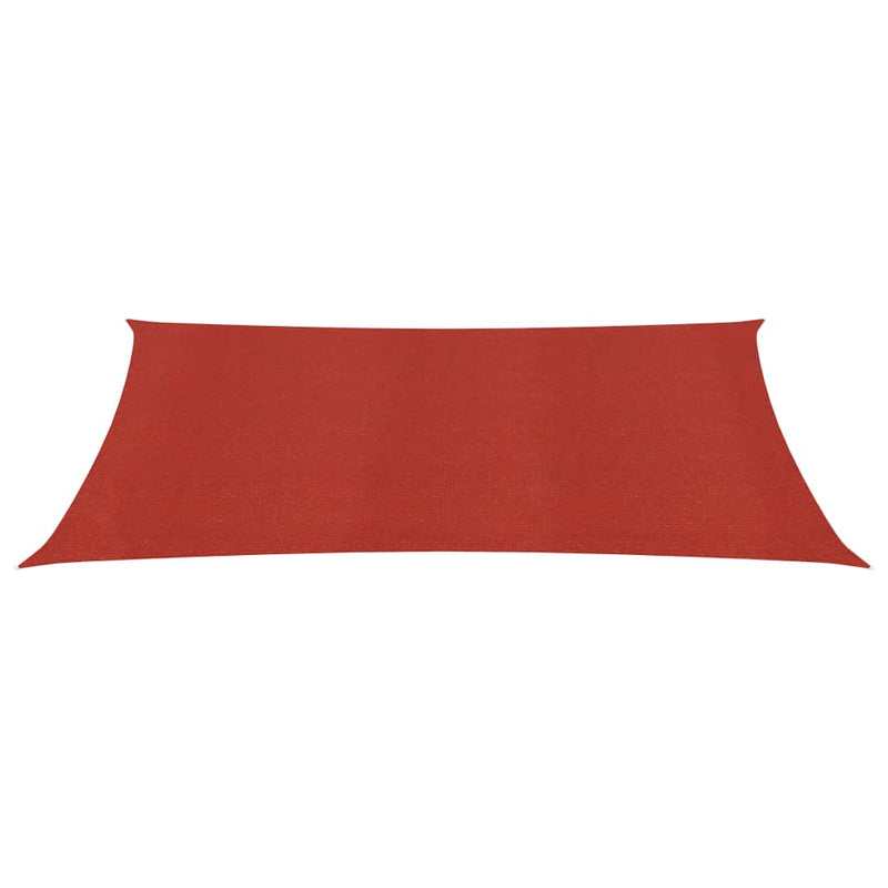 Afbeelding laden in galerijviewer, VidaXL Zonnezeil 160 g m² 5x6 m HDPE rood
