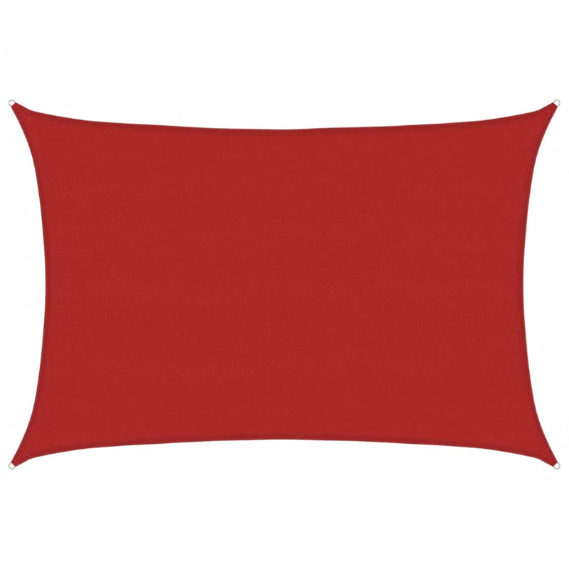 Afbeelding laden in galerijviewer, Vidaxl zonnezeil 160 g m² 5x7 m hdpe rood

