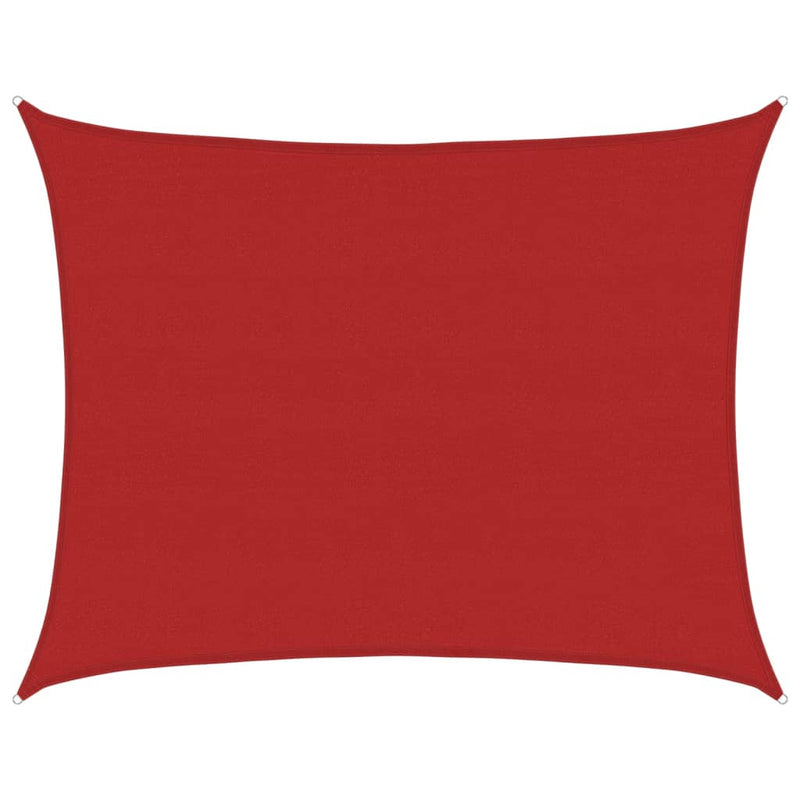 Afbeelding laden in galerijviewer, Vidaxl zonnezeil 160 g m² 6x8 m hdpe rood
