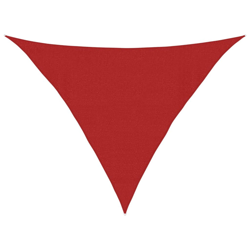Afbeelding laden in galerijviewer, Vidaxl zonnezeil 160 g m² 4x4x5,8 m hdpe rood
