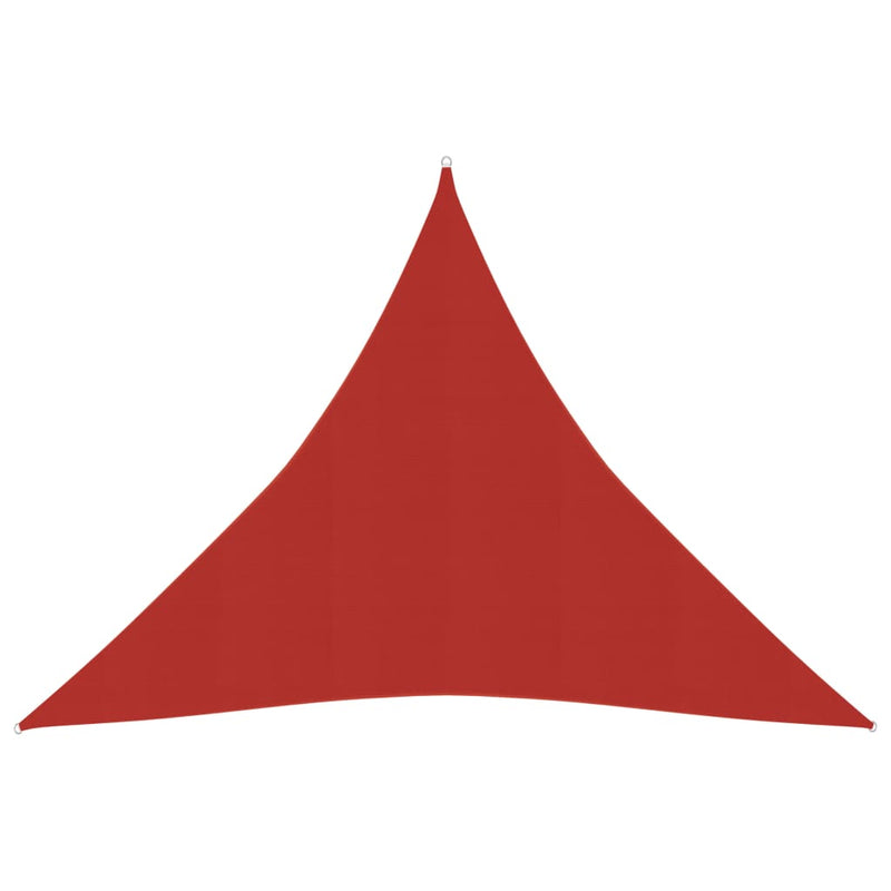 Afbeelding laden in galerijviewer, VidaXL Zonnezeil 160 g m² 4,5x4,5x4,5 m HDPE rood
