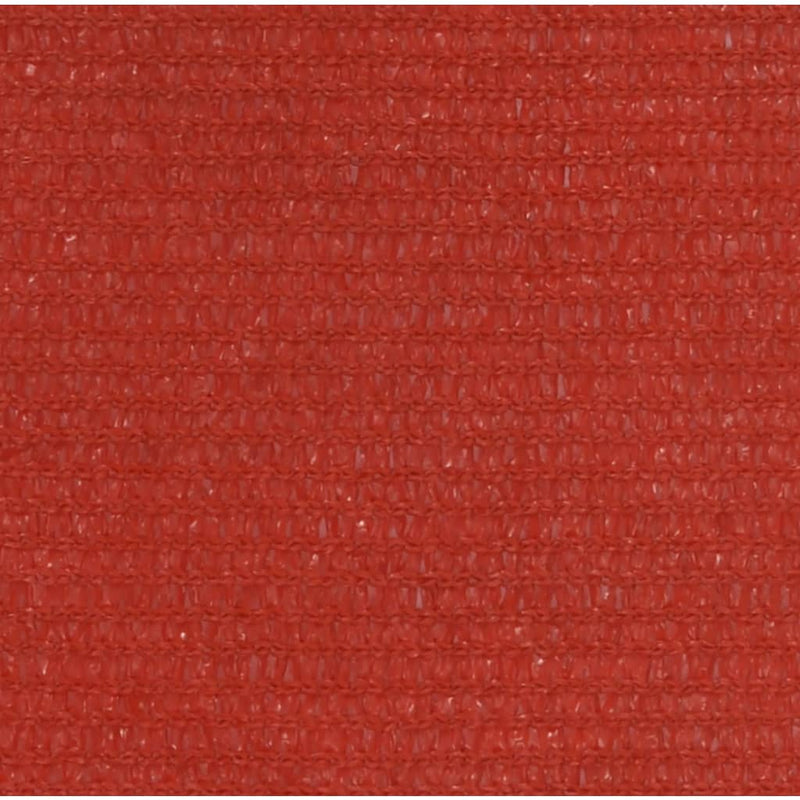 Afbeelding laden in galerijviewer, VidaXL Zonnezeil 160 g m² 4,5x4,5x4,5 m HDPE rood
