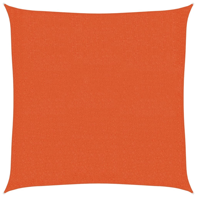 Afbeelding laden in galerijviewer, Vidaxl zonnezeil 160 g m² 2,5x2,5 m hdpe oranje
