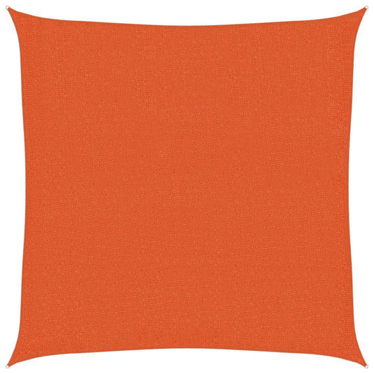 Vidaxl zonnezeil 160 g m² 3x3 m hdpe oranje