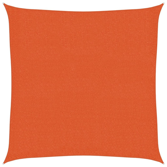 Vidaxl zonnezeil 160 g m² 3,6x3,6 m hdpe oranje