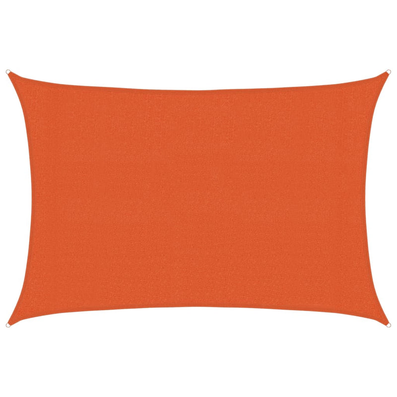 Afbeelding laden in galerijviewer, Vidaxl zonnezeil 160 g m² rechthoekig 3x5 m hdpe oranje
