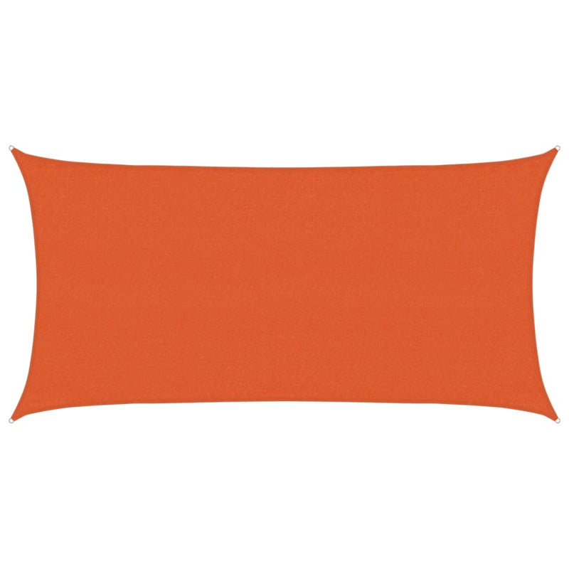 Afbeelding laden in galerijviewer, Vidaxl zonnezeil 160 g m² rechthoekig 3x6 m hdpe oranje
