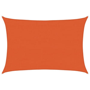 Vidaxl zonnezeil 160 g m² 3,5x5 m hdpe oranje