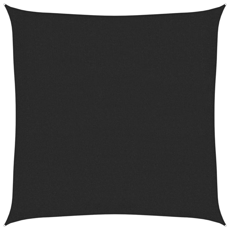 Afbeelding laden in galerijviewer, Vidaxl zonnezeil 160 g m² 2,5x2,5 m hdpe zwart
