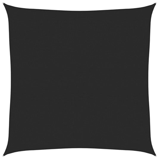 VidaXL Zonnezeil 160 g m² 6x6 m HDPE zwart