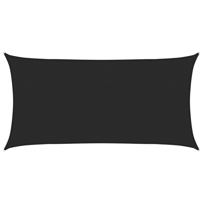 Afbeelding laden in galerijviewer, Vidaxl zonnezeil 160 g m² 2x3,5 m hdpe zwart
