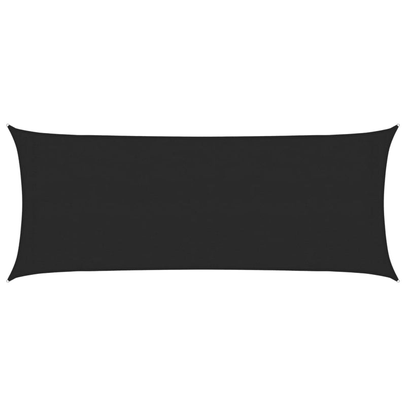 Afbeelding laden in galerijviewer, Vidaxl zonnezeil 160 g m² 2x5 m hdpe zwart
