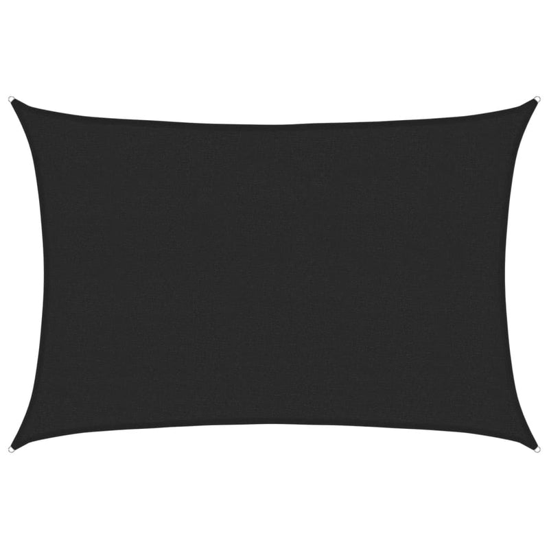 Afbeelding laden in galerijviewer, Vidaxl zonnezeil 160 g m² 2,5x4 m hdpe zwart
