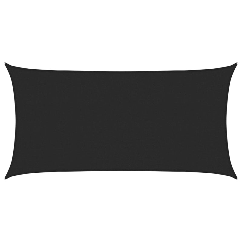 Afbeelding laden in galerijviewer, Vidaxl zonnezeil 160 g m² 2,5x5 m hdpe zwart
