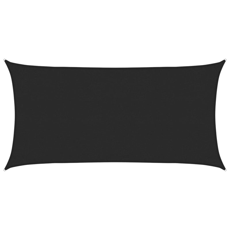 Afbeelding laden in galerijviewer, Vidaxl zonnezeil 160 g m² 3x6 m hdpe zwart
