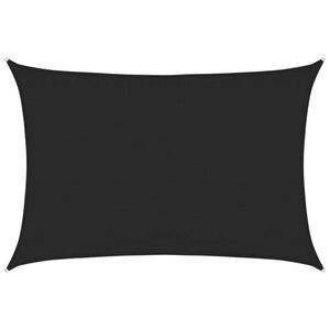 Vidaxl zonnezeil 160 g m² 3,5x5 m hdpe zwart