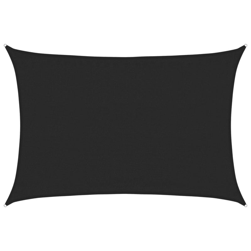 Afbeelding laden in galerijviewer, Vidaxl zonnezeil 160 g m² 3,5x5 m hdpe zwart
