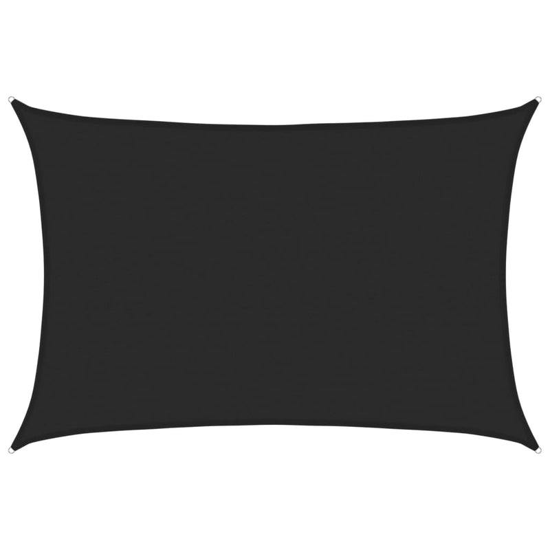 Afbeelding laden in galerijviewer, Vidaxl zonnezeil 160 g m² 5x6 m hdpe zwart
