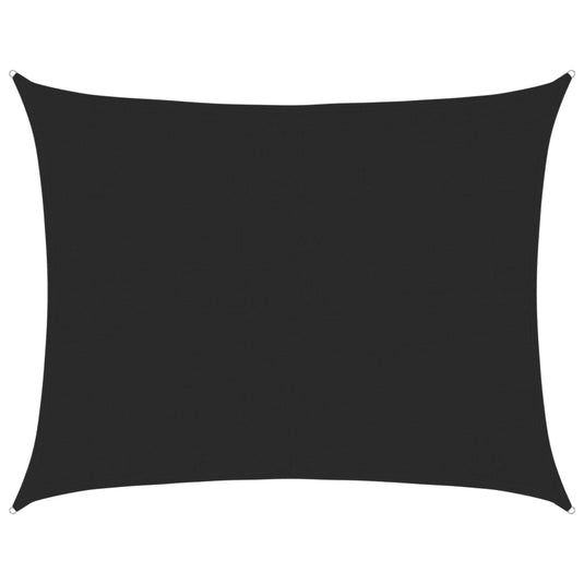 Vidaxl zonnezeil 160 g m² 6x7 m hdpe zwart