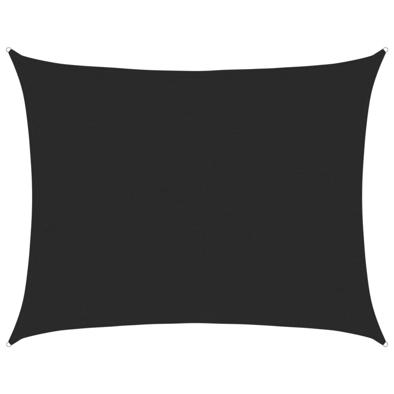Afbeelding laden in galerijviewer, Vidaxl zonnezeil 160 g m² 6x7 m hdpe zwart
