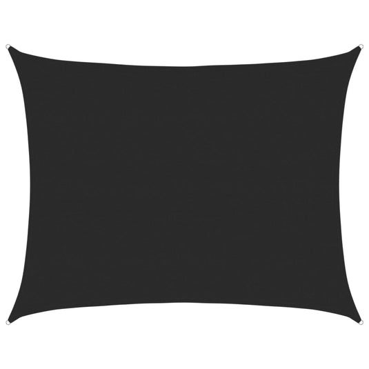 Vidaxl zonnezeil 160 g m² rechthoekig 6x8 m hdpe zwart