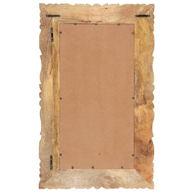 Afbeelding laden in galerijviewer, Vidaxl spiegel 80x50 cm massief mangohout
