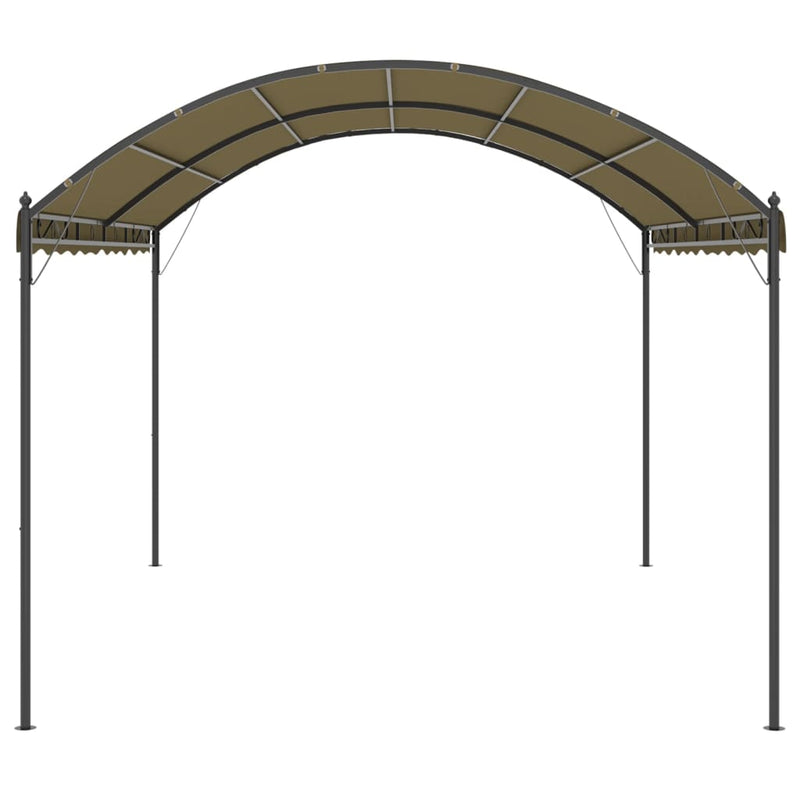 Afbeelding laden in galerijviewer, VidaXL Prieel 180 g m² 4x3x2,6 m taupe
