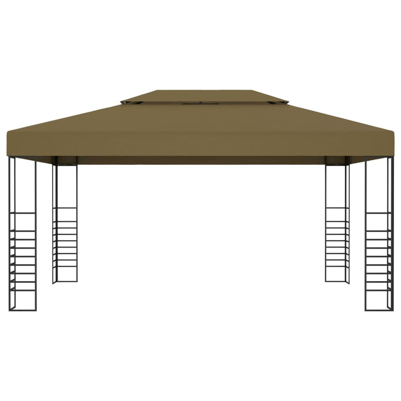 Afbeelding laden in galerijviewer, VidaXL Prieel 180 g m² 3x4 m taupe
