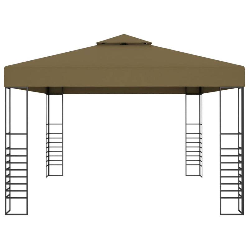 Afbeelding laden in galerijviewer, VidaXL Prieel 180 g m² 3x4 m taupe
