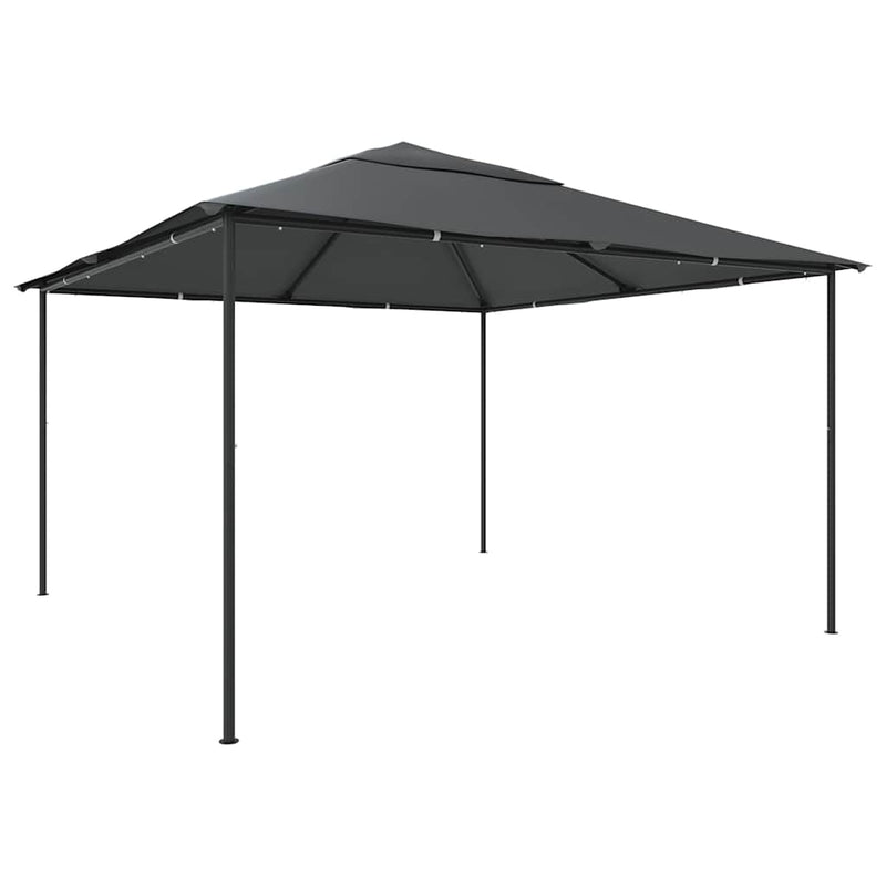 Afbeelding laden in galerijviewer, Vidaxl prieel 180 g m² 4x4x3 m antracietkleurig
