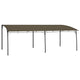 VidaXL Zonneluifel 6x3x2,55 m taupe